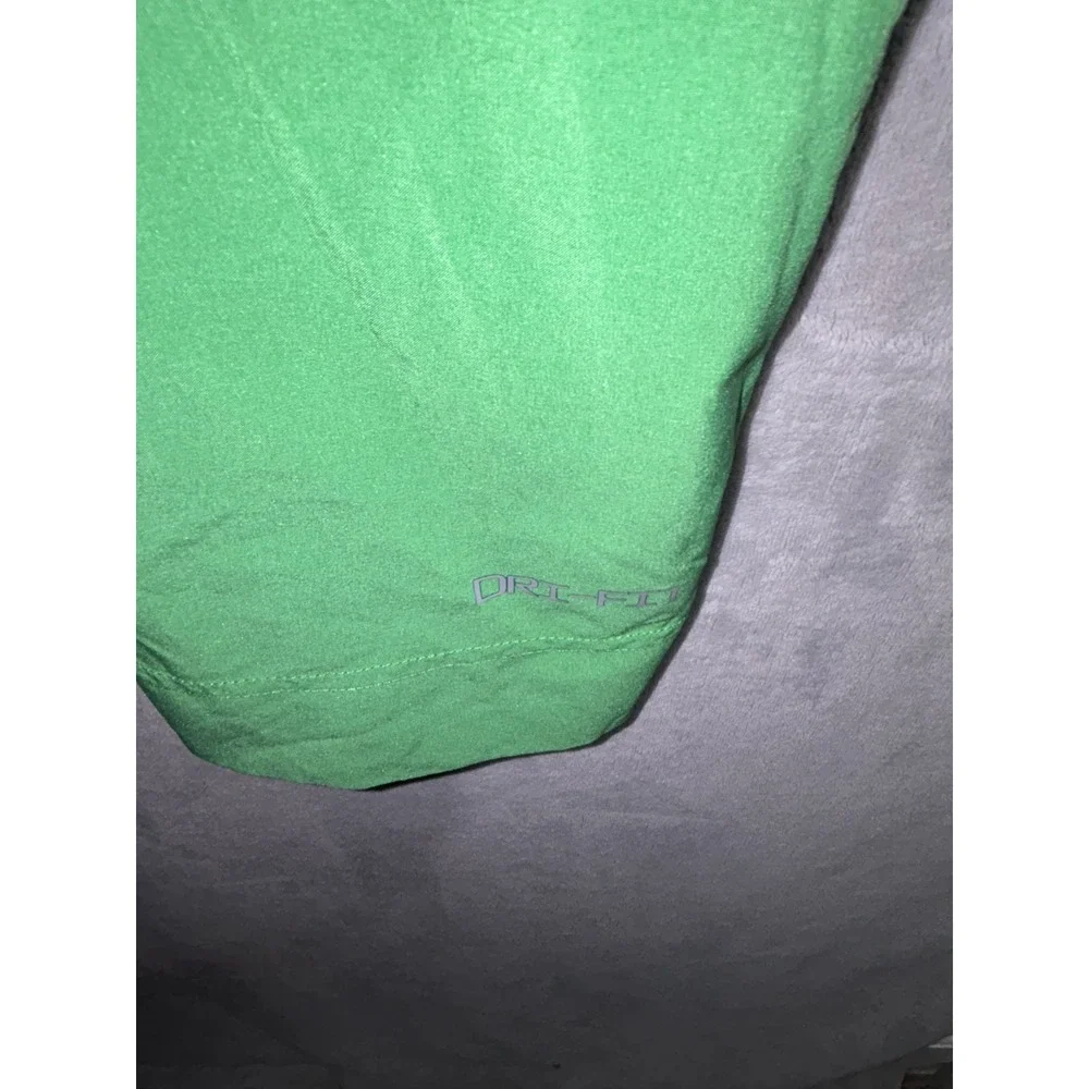 Nike Dri FIT UNT Mean Green Polo Shirt Men's Size Large North Texas Performance